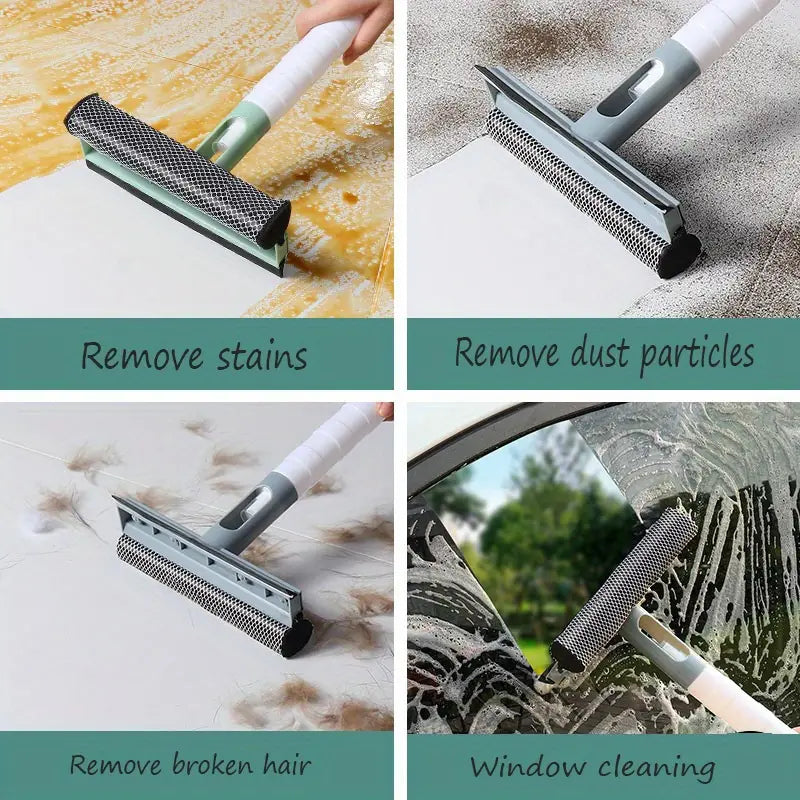 3-in-1 Spray Glass Cleaner & Squeegee