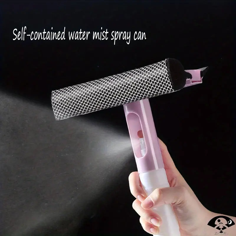 3-in-1 Spray Glass Cleaner & Squeegee