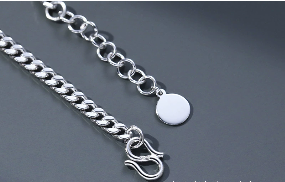 Men's Inspirational Strength Bracelet – Vintage Silver Tone